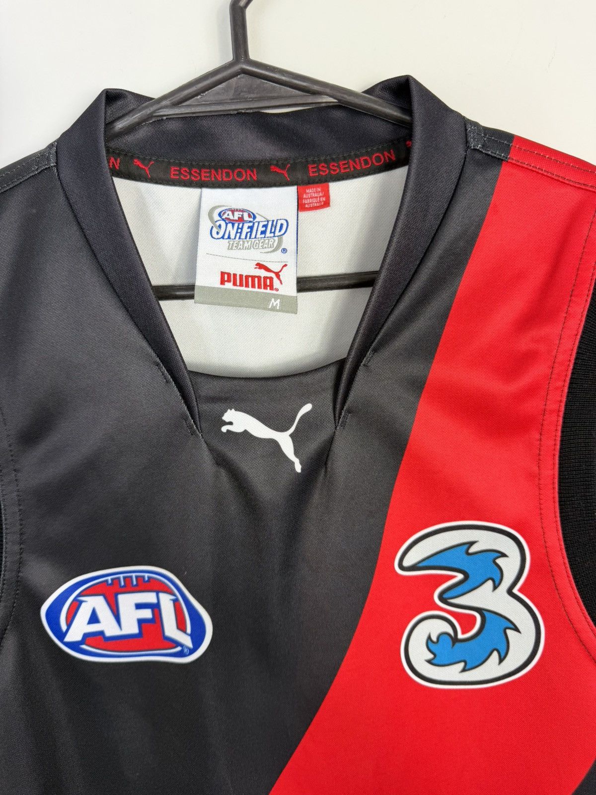 Puma Puma Essendon Bombers AFL Australian Rules Football Jersey Size US M / EU 48-50 / 2 - 4 Thumbnail