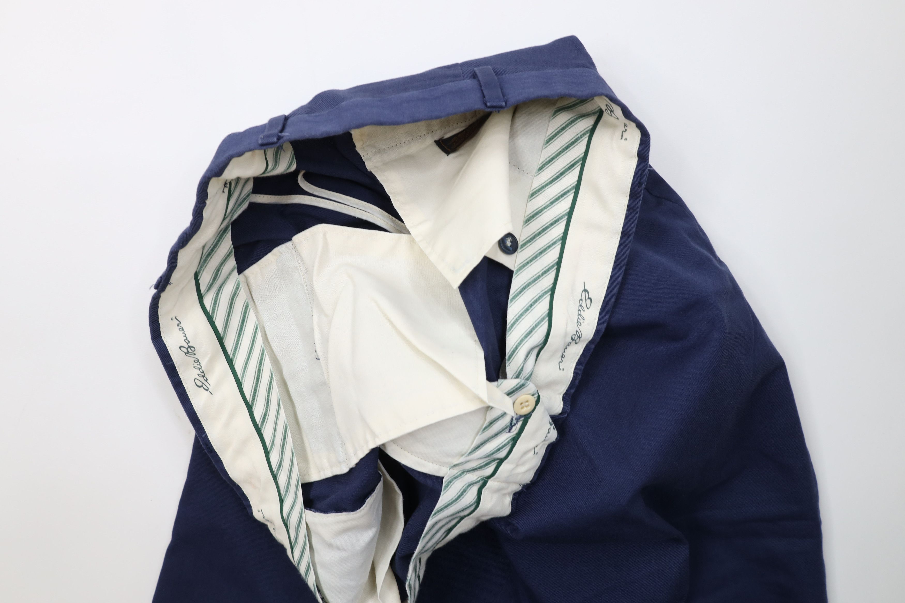 Eddie Bauer Vintage 90s Eddie Bauer Twill Wide Leg Chino Pants Blue Size US 40 / EU 56 - 10 Thumbnail