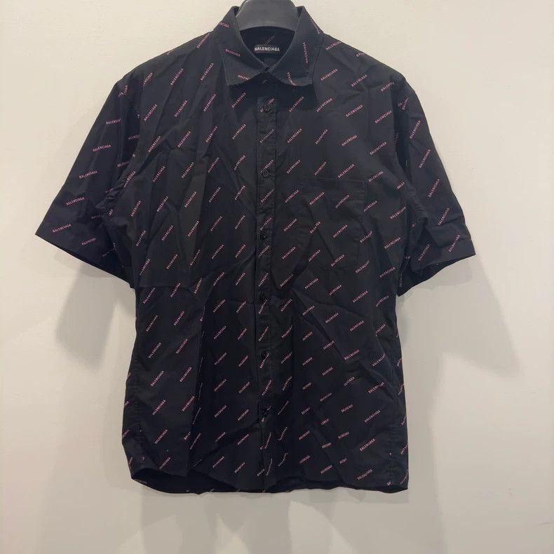 Balenciaga Balenciaga size 36 Black and Pink Bullet Screen Short Slee Size S / US 4 / IT 40 - 2 Thumbnail