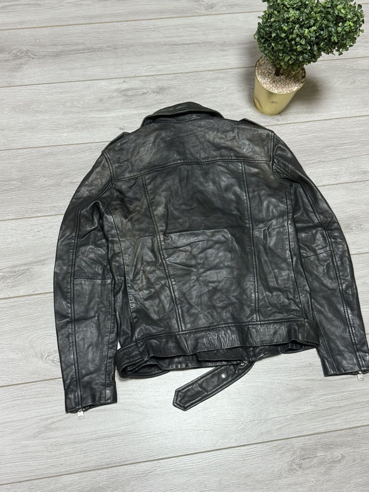 Allsaints Allsaints Kahawa biker leather zip jacket Size US S / EU 44-46 / 1 - 11 Thumbnail