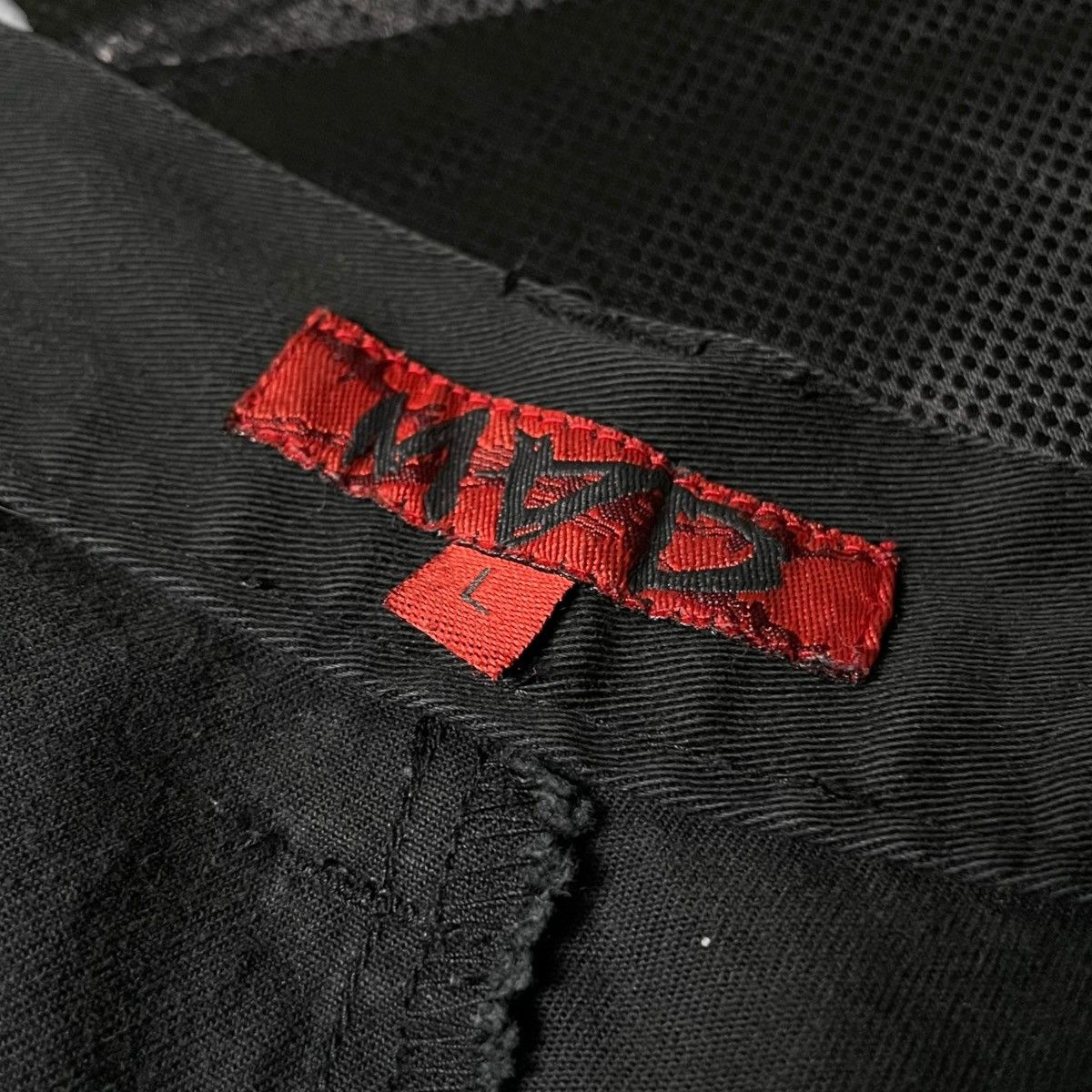 If Six Was Nine × Japanese Brand × Yasuyuki Ishii 🇯🇵☠️ MAD PUNK WORDING PATCHES SEDITIONARIES GOTHIC PANTS Size US 29 - 20 Thumbnail