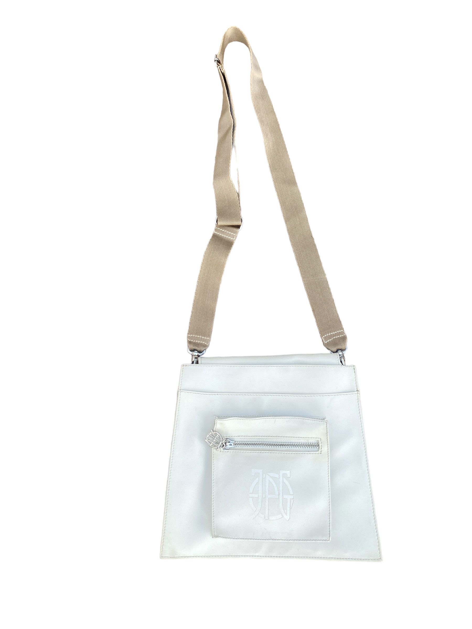 Vintage Offwhite Diamond Shape Bag
