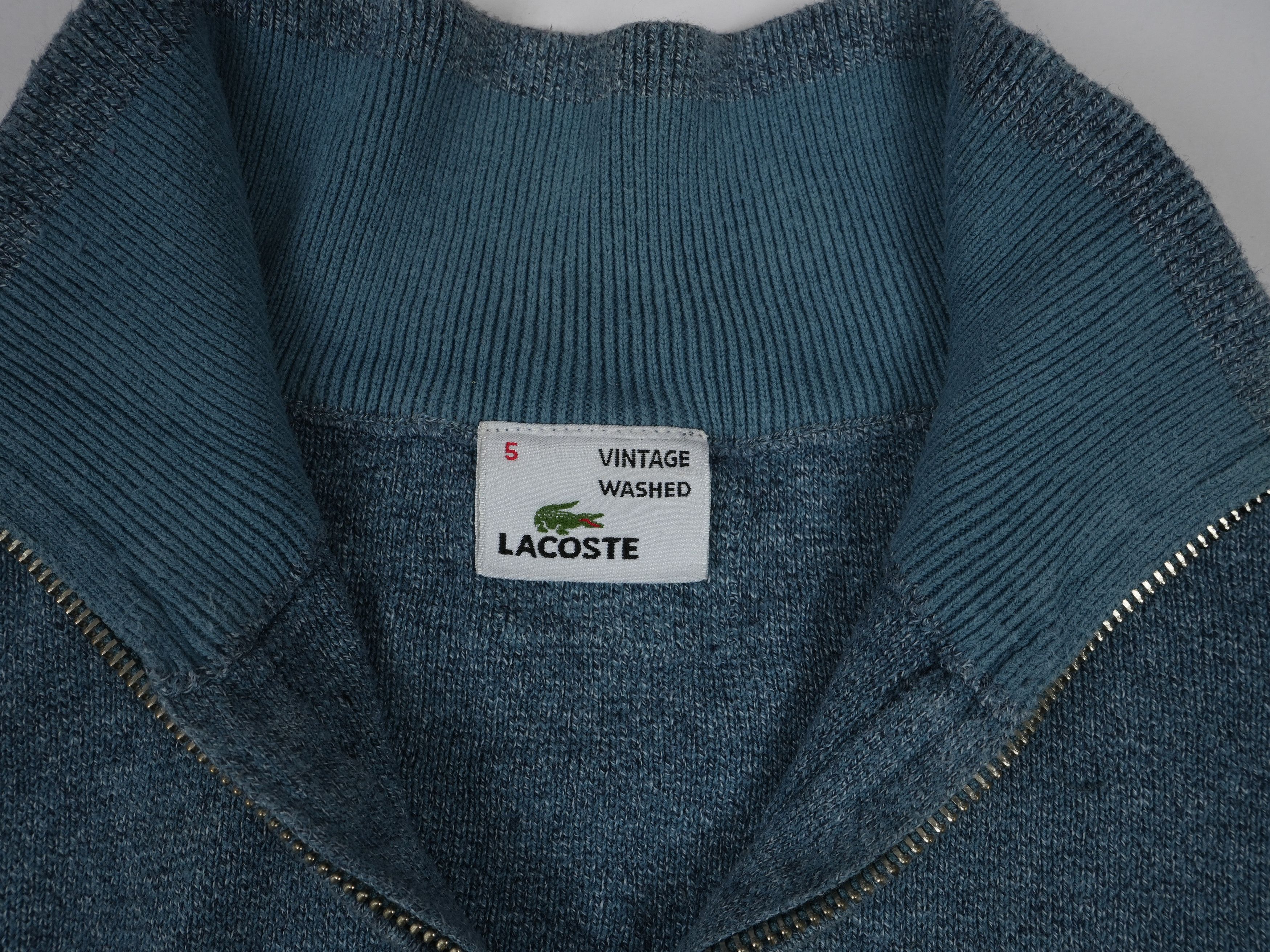 Lacoste Vintage Lacoste Half Zip Sweater Size US L / EU 52-54 / 3 - 5 Thumbnail