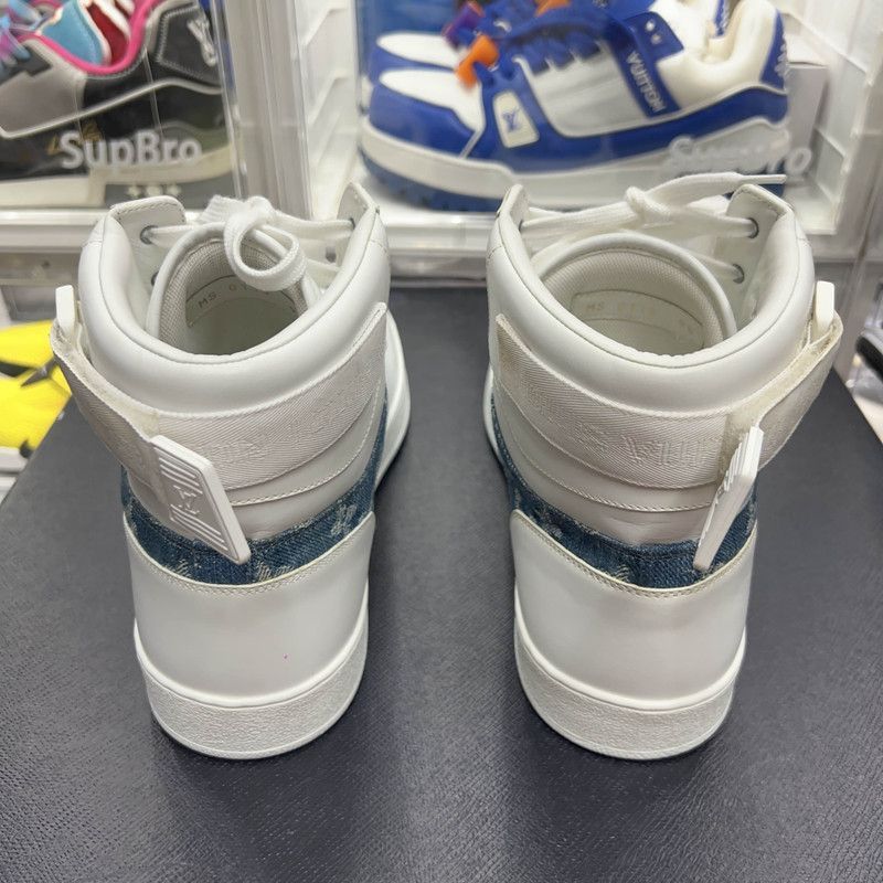Louis Vuitton Louis Vuitton Rivoli High-Top Sneakers for Men - Size US 10.5 / EU 43-44 - 3 Thumbnail