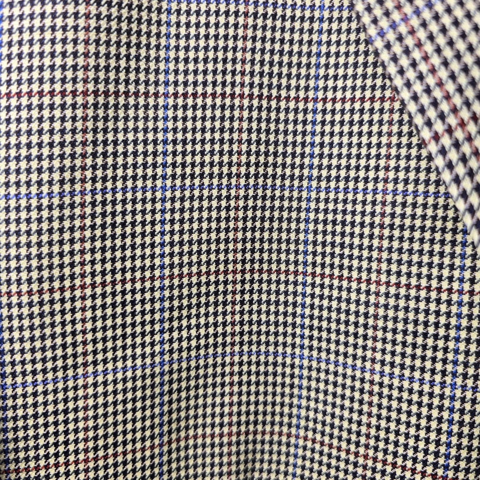 Tasso Elba Tasso Elba Vitale Barberis Canonico Glen Check Sport Coat Size 48R - 3 Thumbnail