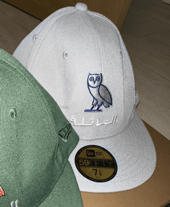October's Very Own OVO NEW ERA 59FIFTY FAMILY OWL - GREY Size ONE SIZE - 3 Thumbnail