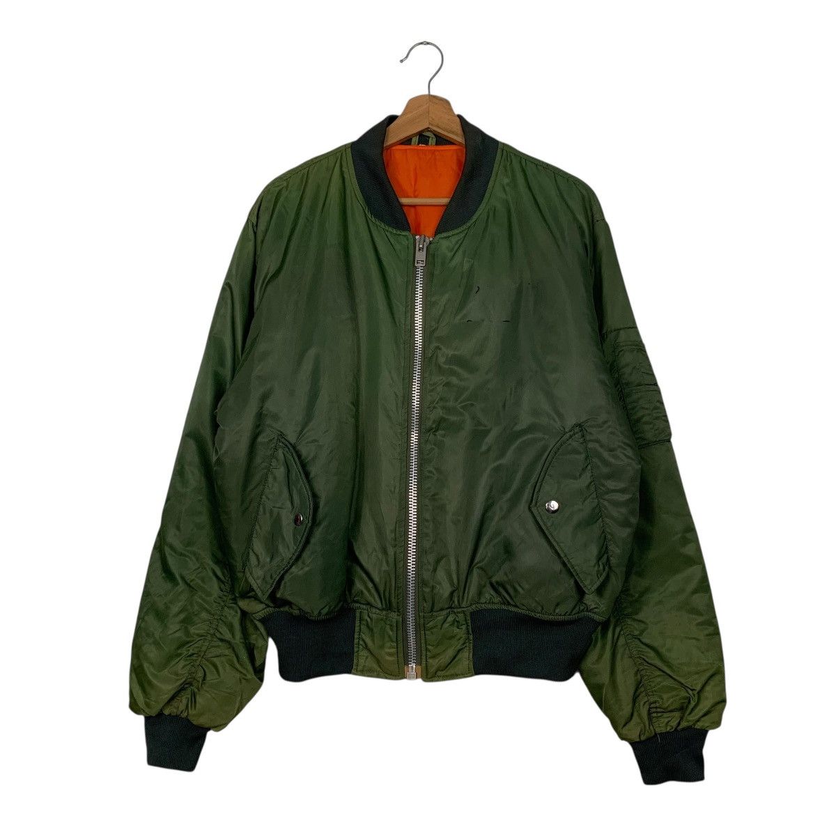 Japanese Brand F16 Fighting Falcon Misawa A.B Military Bomber Jacket Size US M / EU 48-50 / 2 - 1 Thumbnail