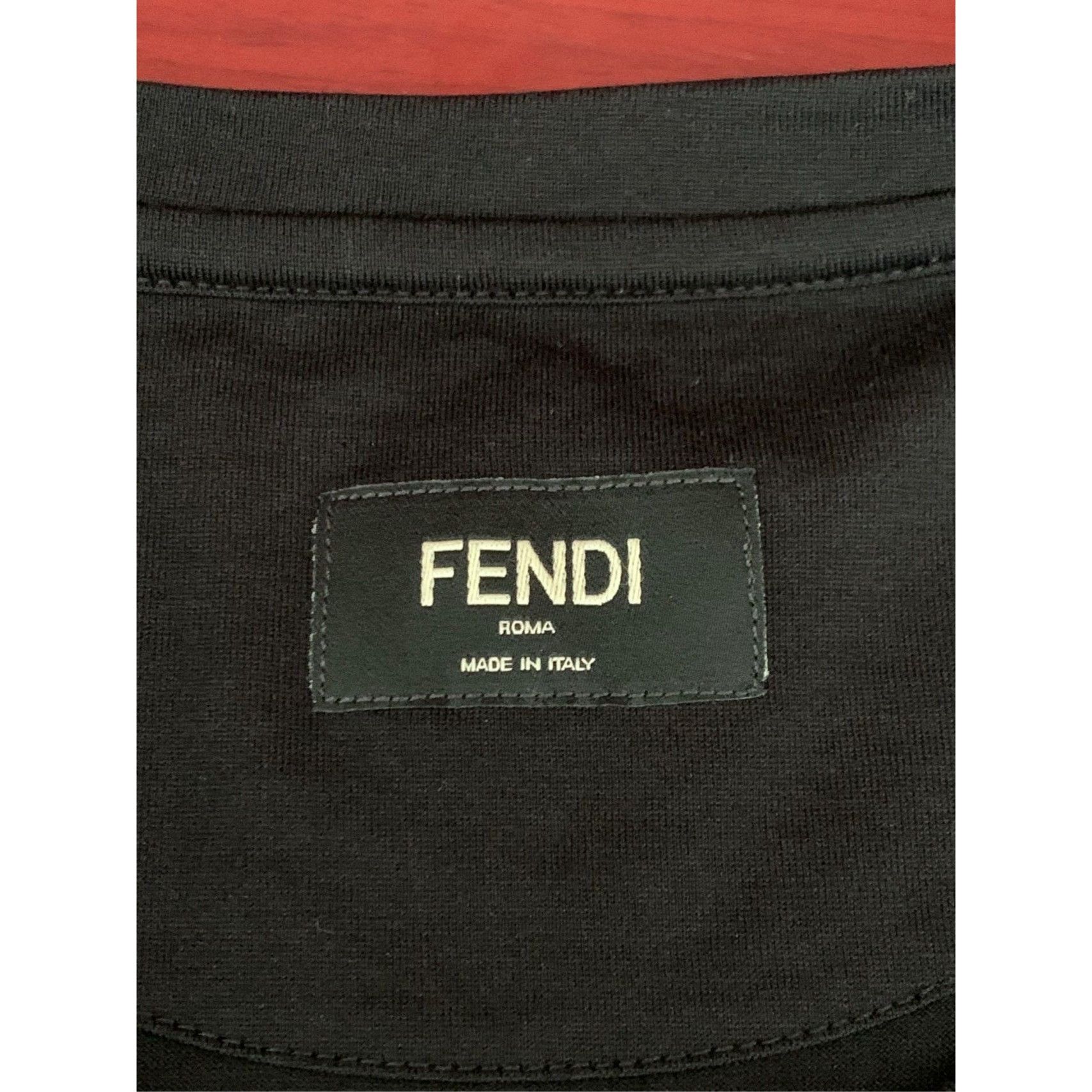 Fendi Fendi Roma Little Monster Slant Eye Short Sleeve T-Shirt Bla Size XS / US 0-2 / IT 36-38 - 3 Thumbnail