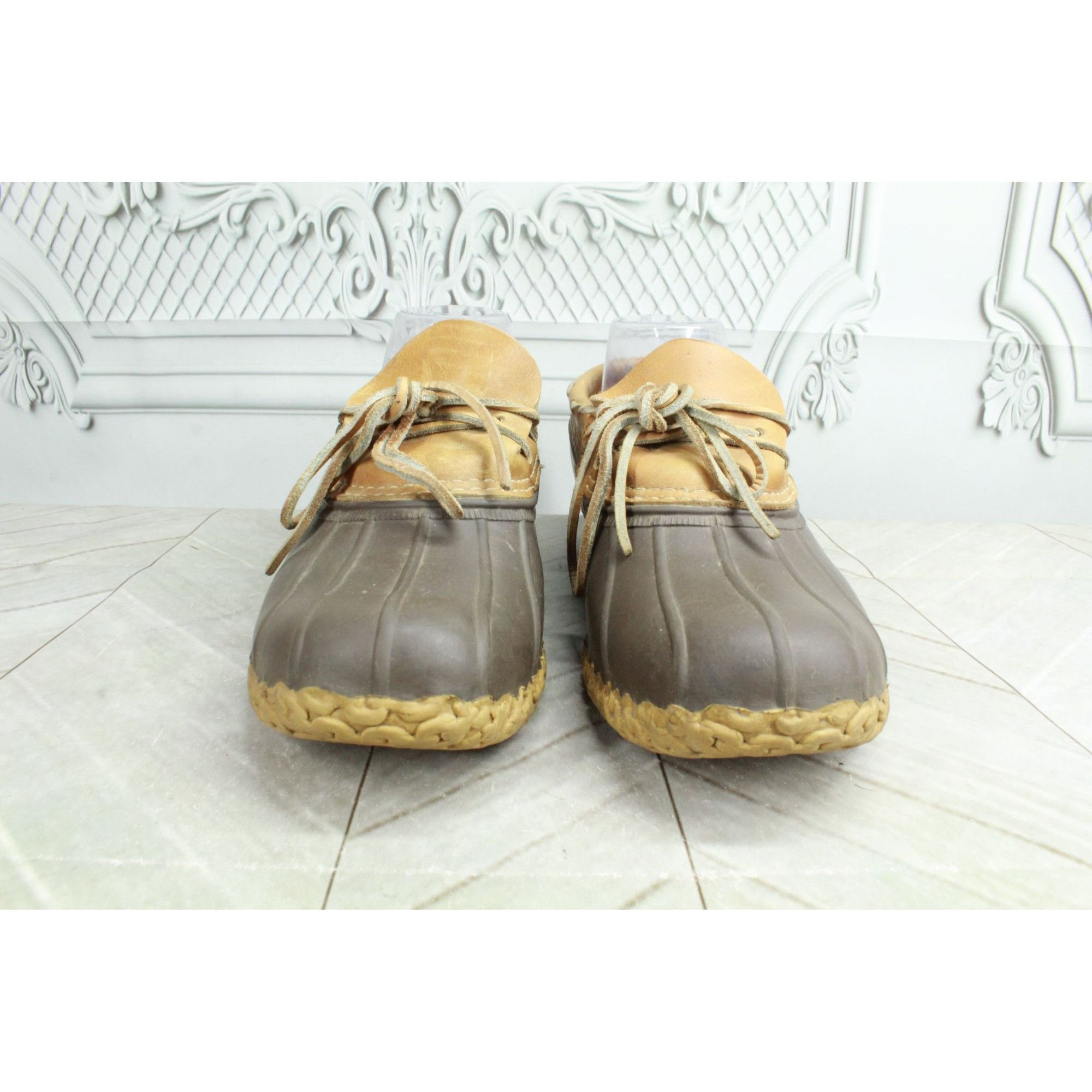 L.L. Bean × Leather LL Bean Waterproof Gumshoes Low Ankle Duck Boots Size US 9 / IT 39 - 5 Thumbnail