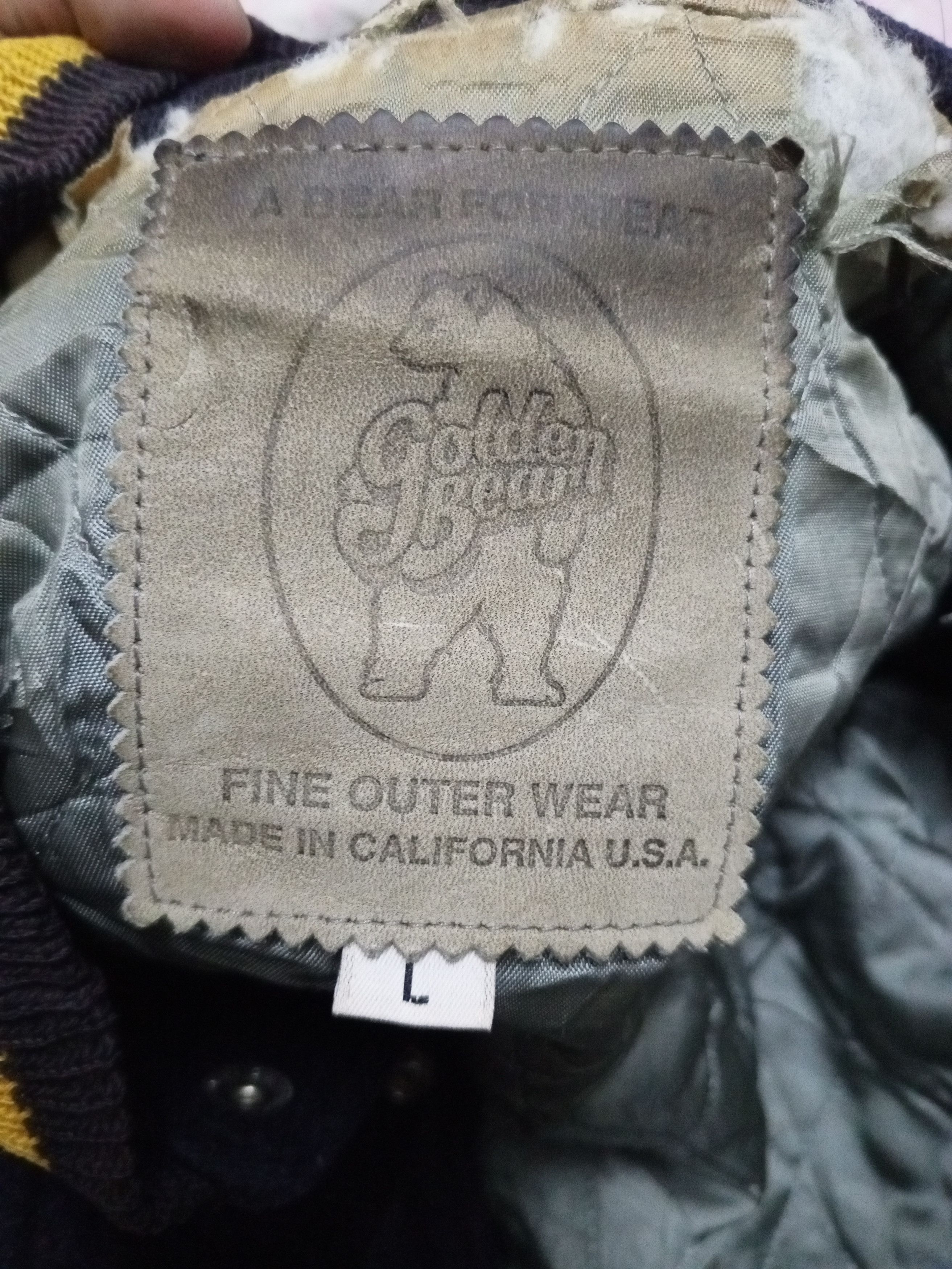 Golden Bear × Vintage Golden bear big logo vtg varsity jacket Size US L / EU 52-54 / 3 - 14 Thumbnail