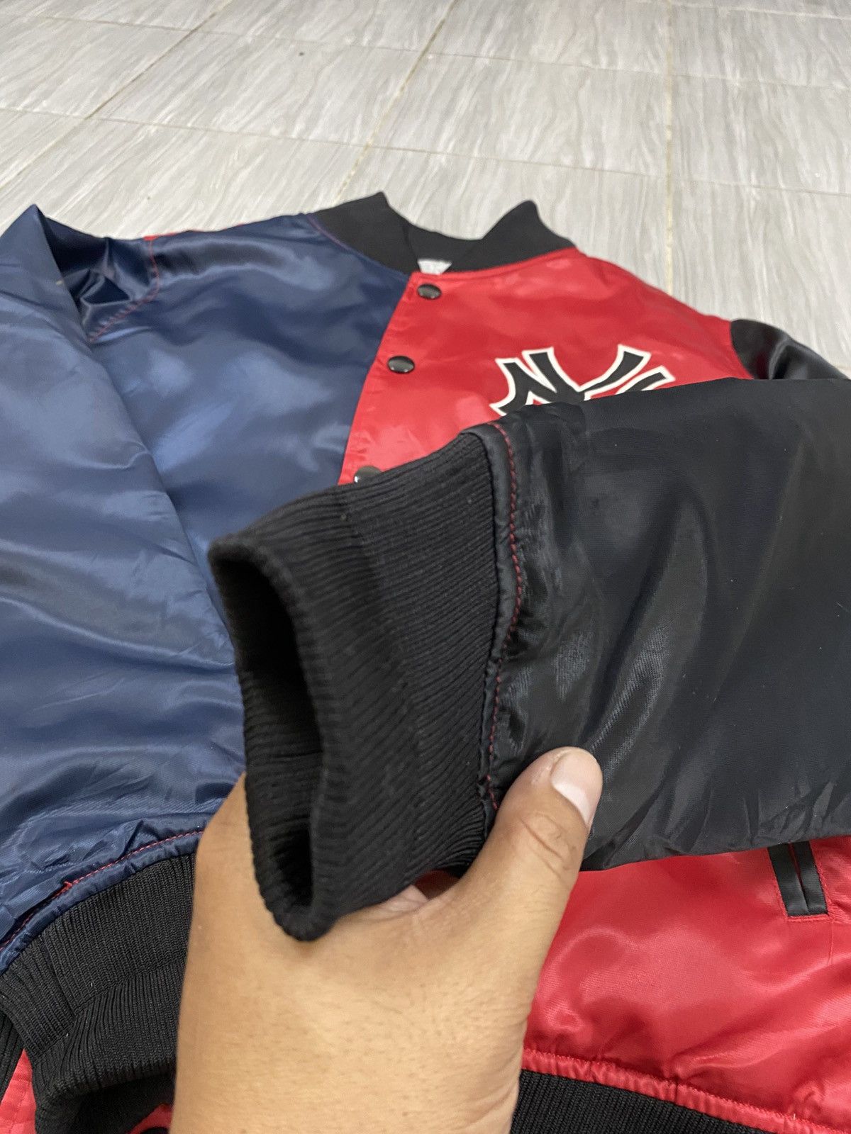 MLB Majestic New York Yankees Satin Stadium Jacket MLB Size US M / EU 48-50 / 2 - 11 Thumbnail