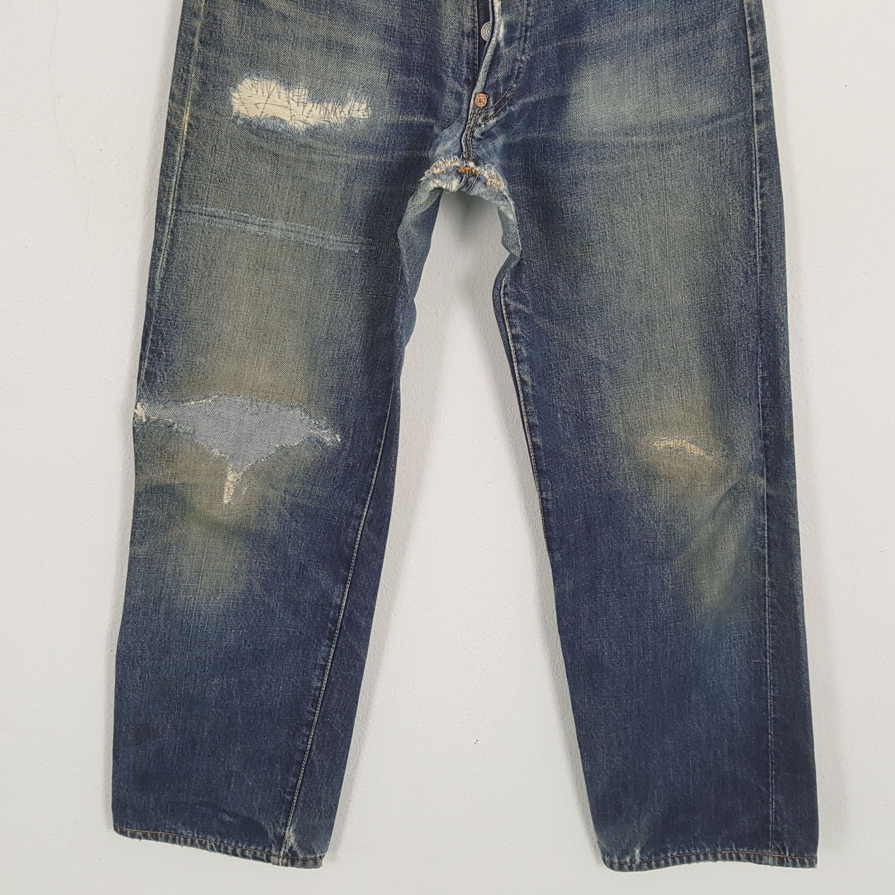 Evisu EVISU Japanese Brand Streetwear Custom Daicock Jeans Size US 26 / EU 42 - 6 Thumbnail