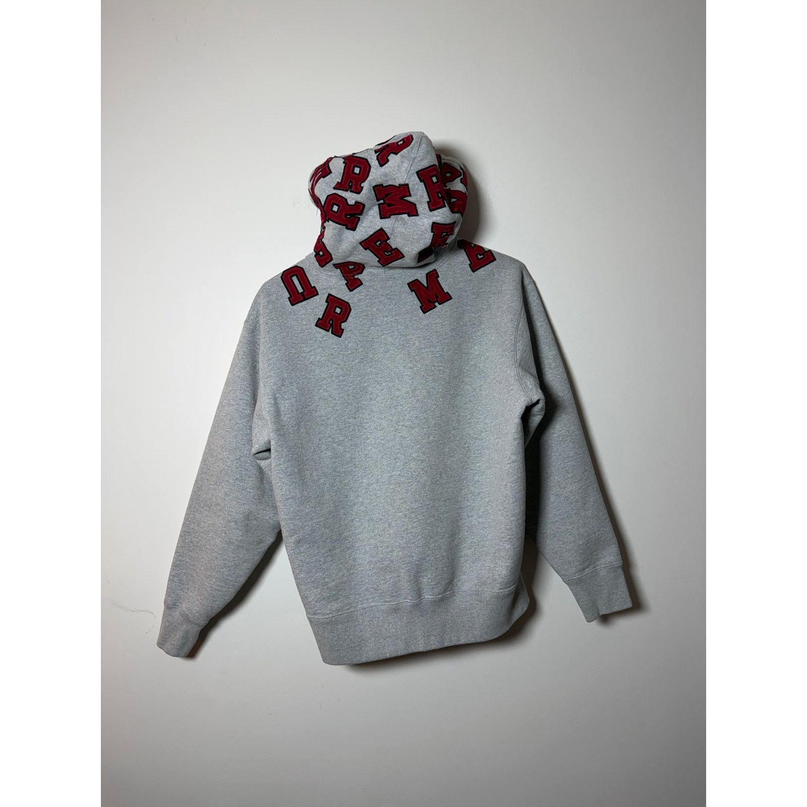 Nike × Supreme SUPREME X NIKE HOODED SWEATSHIRT HEATHER GREY | Grailed
