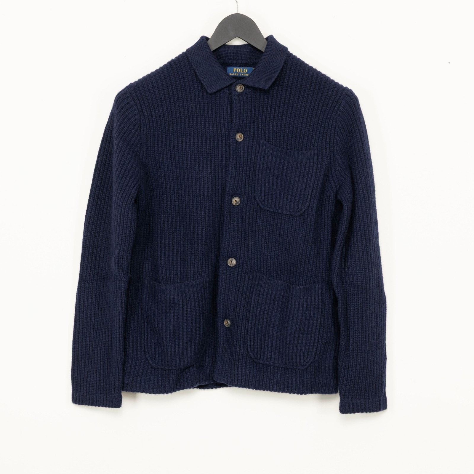 Polo Ralph Lauren Men Wool & Cotton Cardigan Navy Size XL