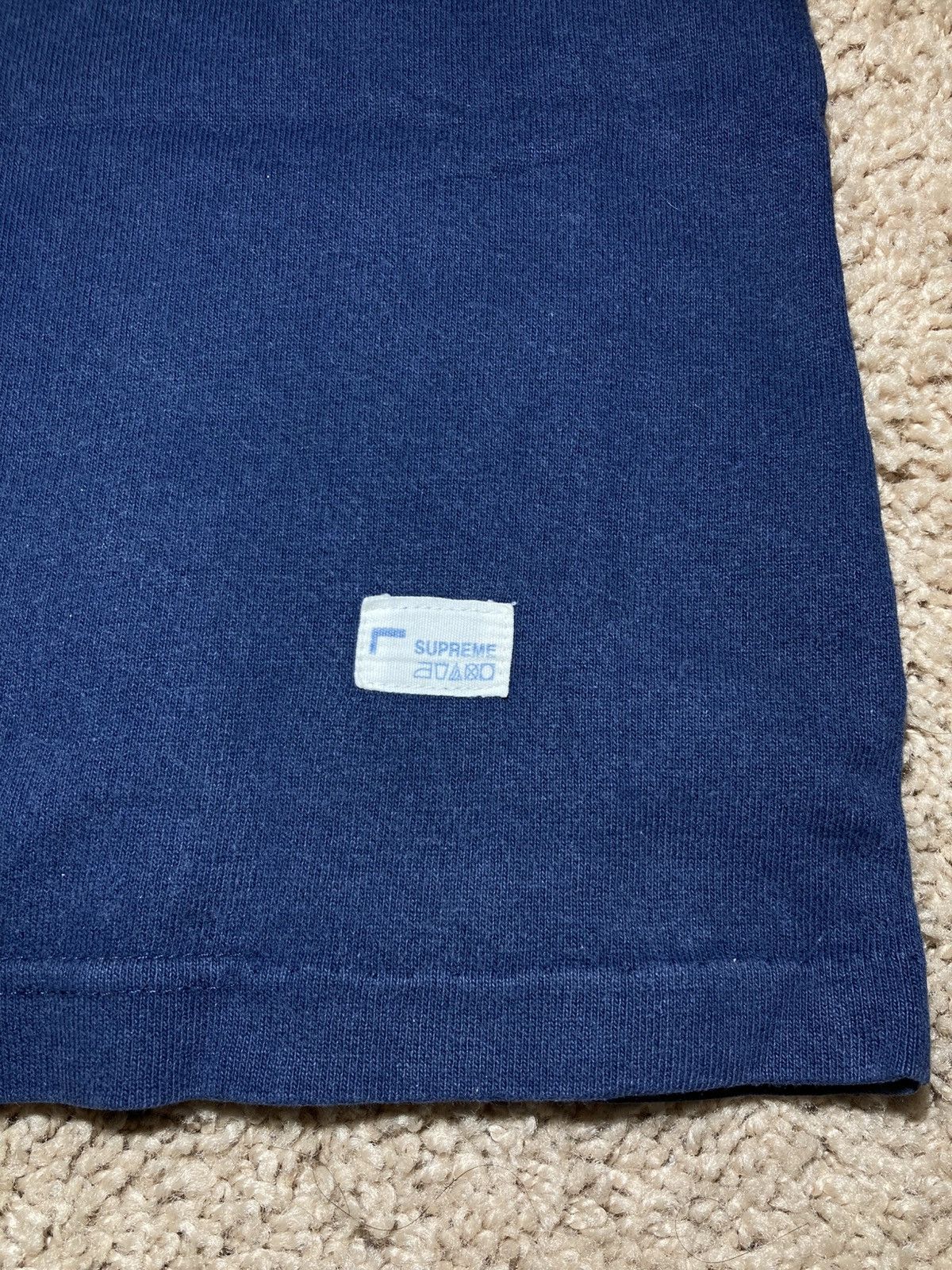 Supreme 1998 Supreme Stitch Athletic Top Navy Large 90s Vintage OG Size US L / EU 52-54 / 3 - 4 Thumbnail