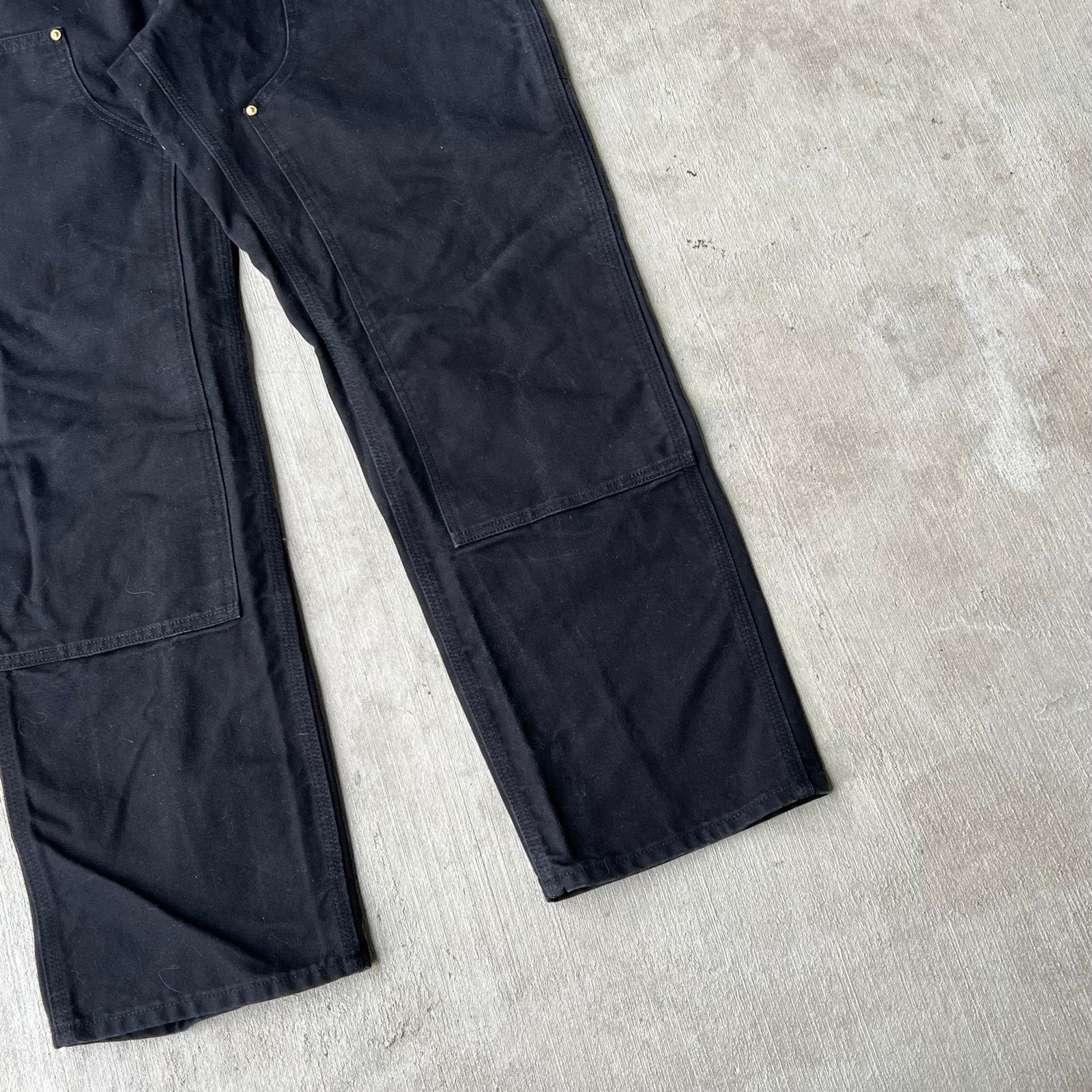 Carhartt × Vintage Carhartt black double knee work wear carpenter pants Size US 34 / EU 50 - 4 Thumbnail