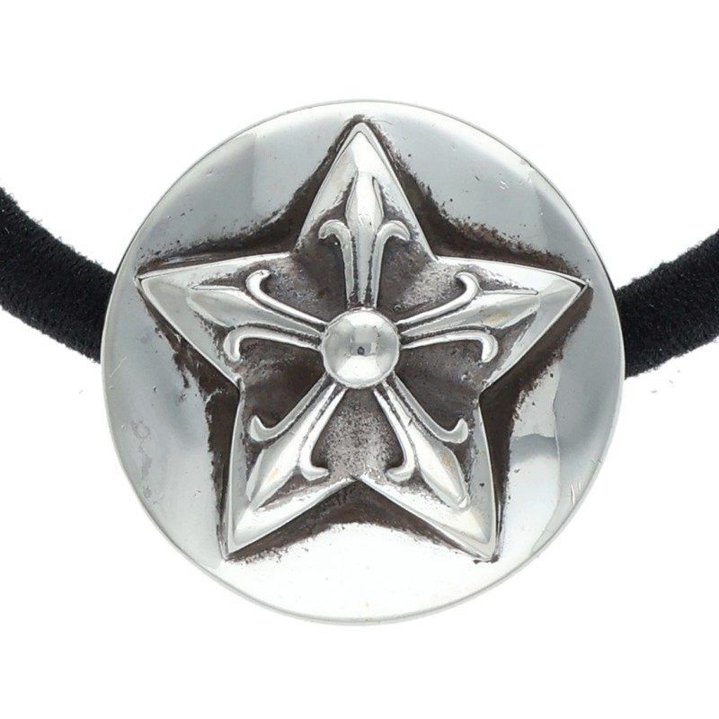 Chrome Hearts Chrome Hearts Star Button Hair Tie Silver Concho Size ONE SIZE - 3 Thumbnail
