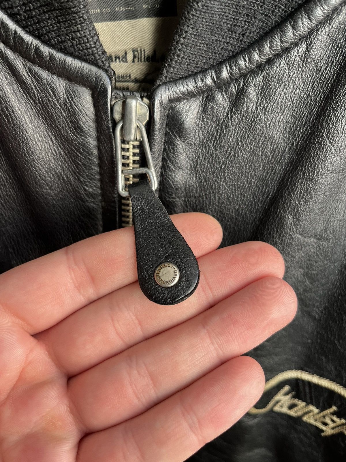 Harley Davidson × Vintage Harley Davidson leather jacket vintage Size US L / EU 52-54 / 3 - 11 Thumbnail