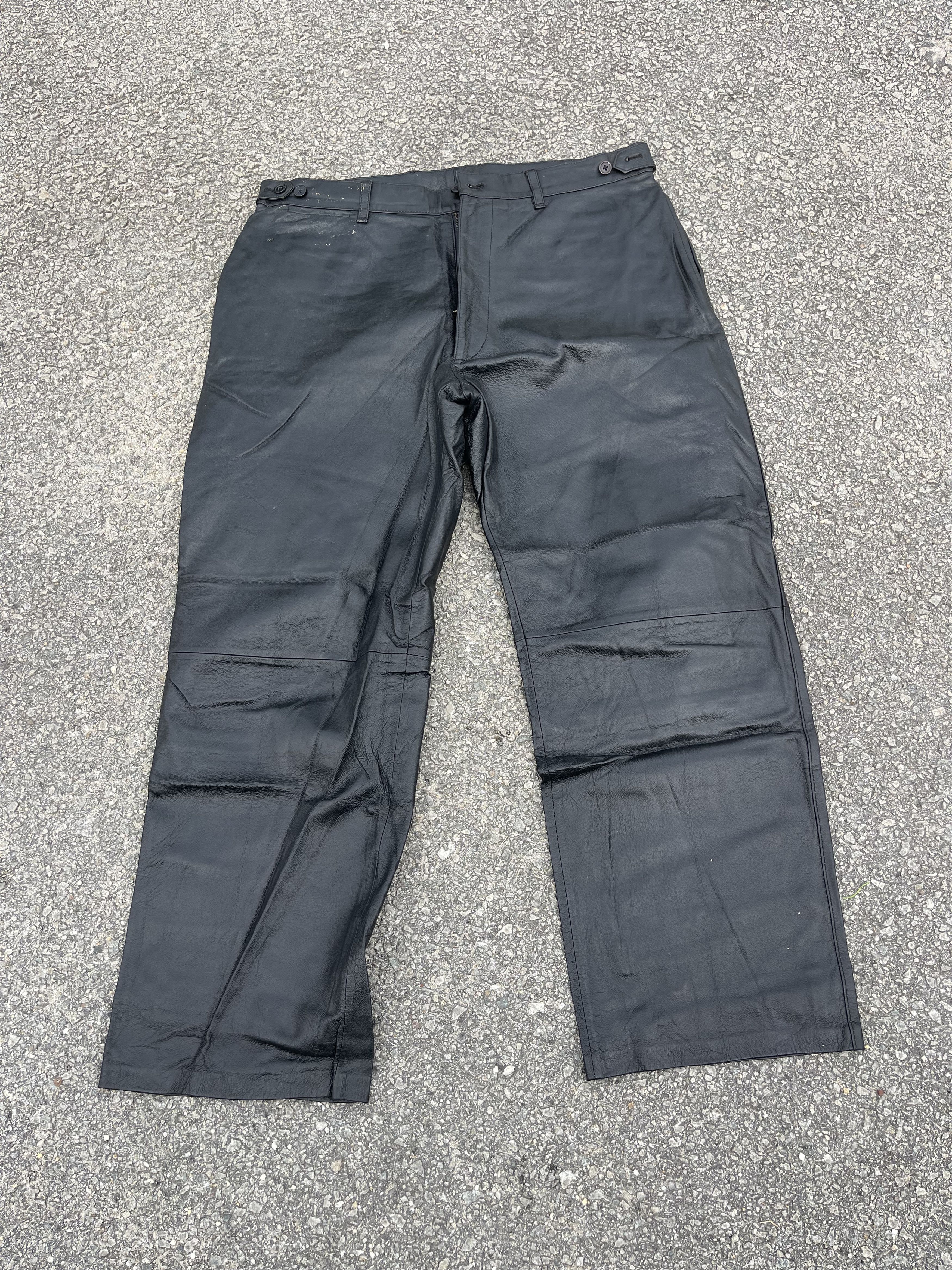 If Six Was Nine Allen Jolly Leather Trouser Size US 36 / EU 52 - 2 Thumbnail