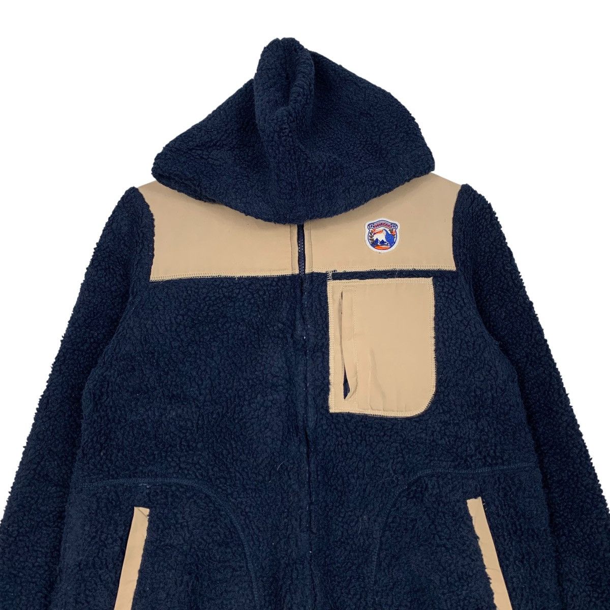 Japanese Brand TITICACA Deep Pile Zipper Hoodie Fleece Jacket #2386-C107 Size M / US 6-8 / IT 42-44 - 2 Thumbnail