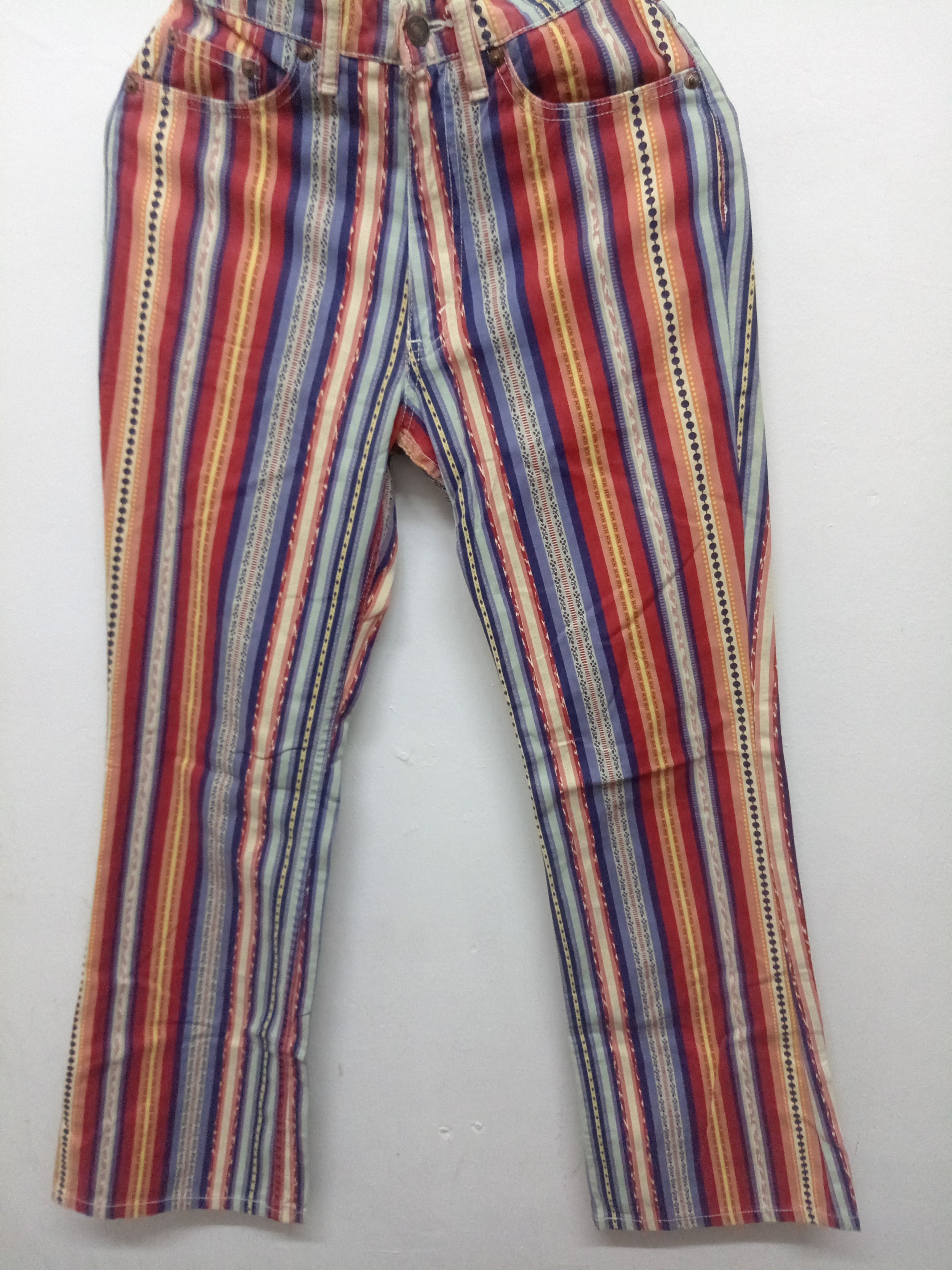 Levi's Vintage levis patterned pants rare Size US 26 / EU 42 - 3 Thumbnail