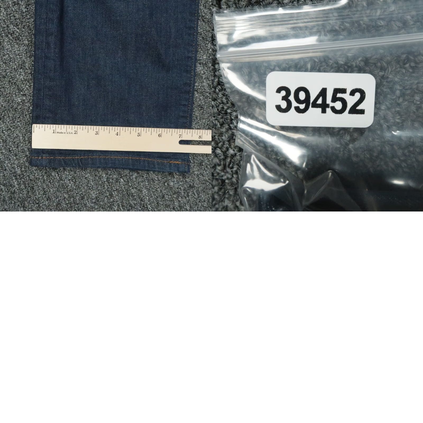 Peter Millar Peter Millar Jeans Mens 32x28 Blue Dark Wash 5-Pocket Denim Stretch Straight Outdoor? Size US 32 / EU 48 - 9 Thumbnail