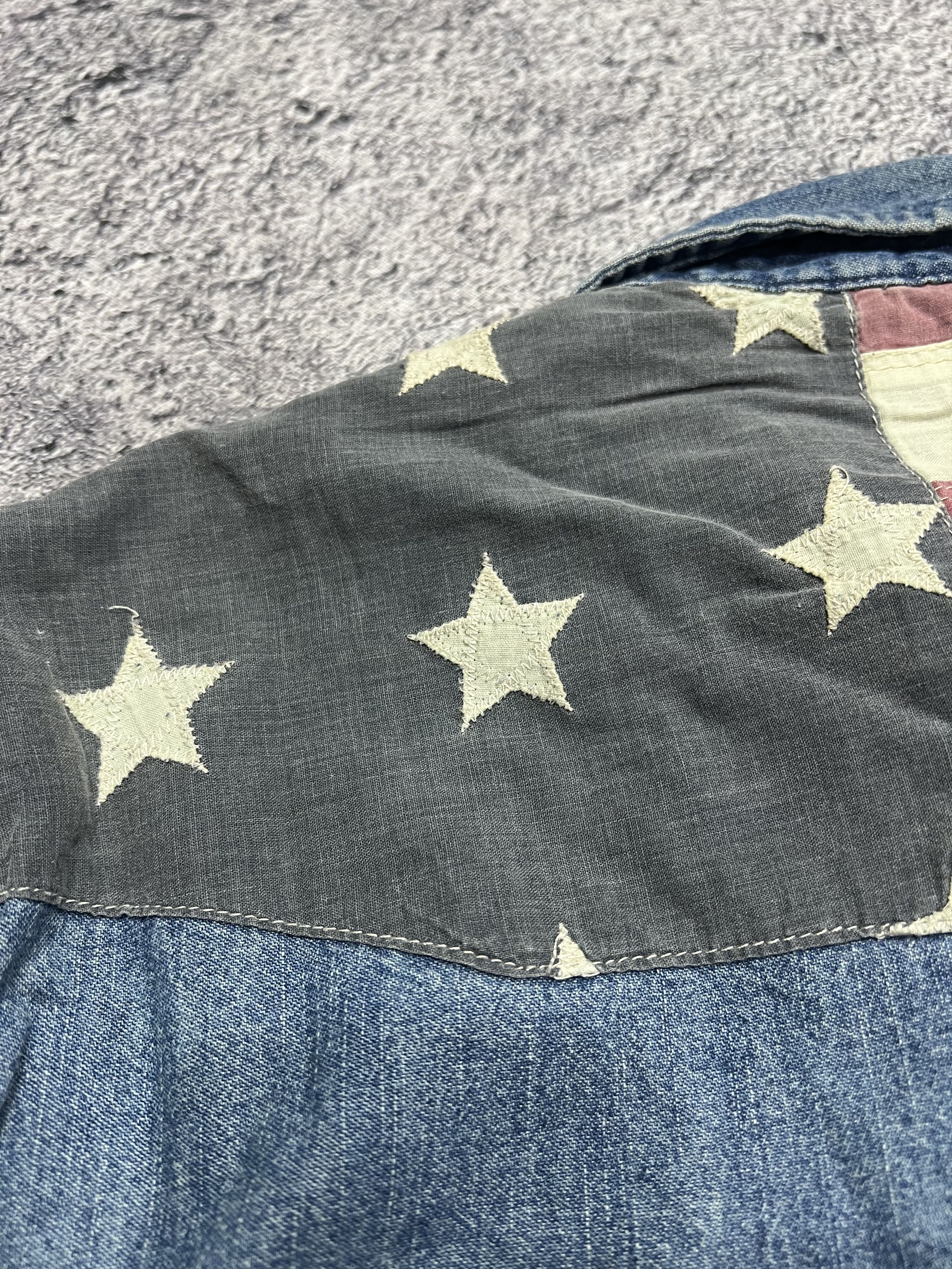 Kapital 2000s Archival Polo Ralph Lauren RRL Denim Jeans Shirt y2k Size US L / EU 52-54 / 3 - 6 Thumbnail
