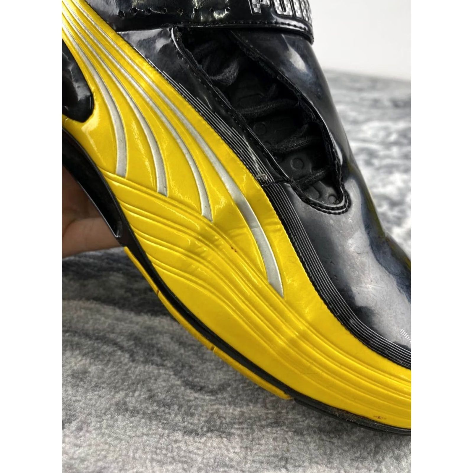 Puma PUMA Scuderia Ferrari Speedcat Motorsport Shoes Men 42 Yellow Rubber Lace Up Casual Sneaker M Size 42 Size US 10 / EU 43 - 6 Thumbnail