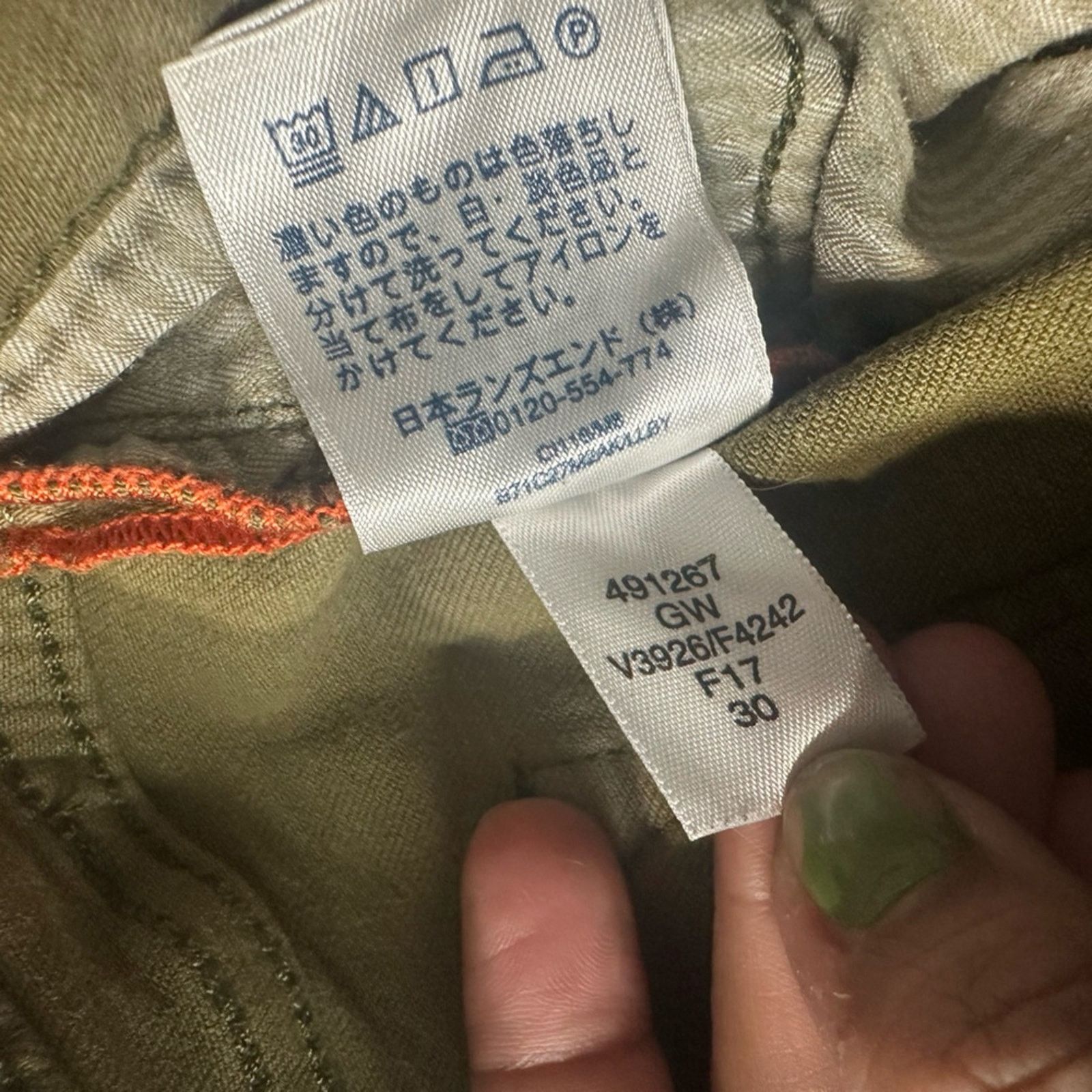 Lands' End Lands End Not to Low Rise Slim Jeans Green Size 30" / US 8 / IT 44 - 9 Thumbnail