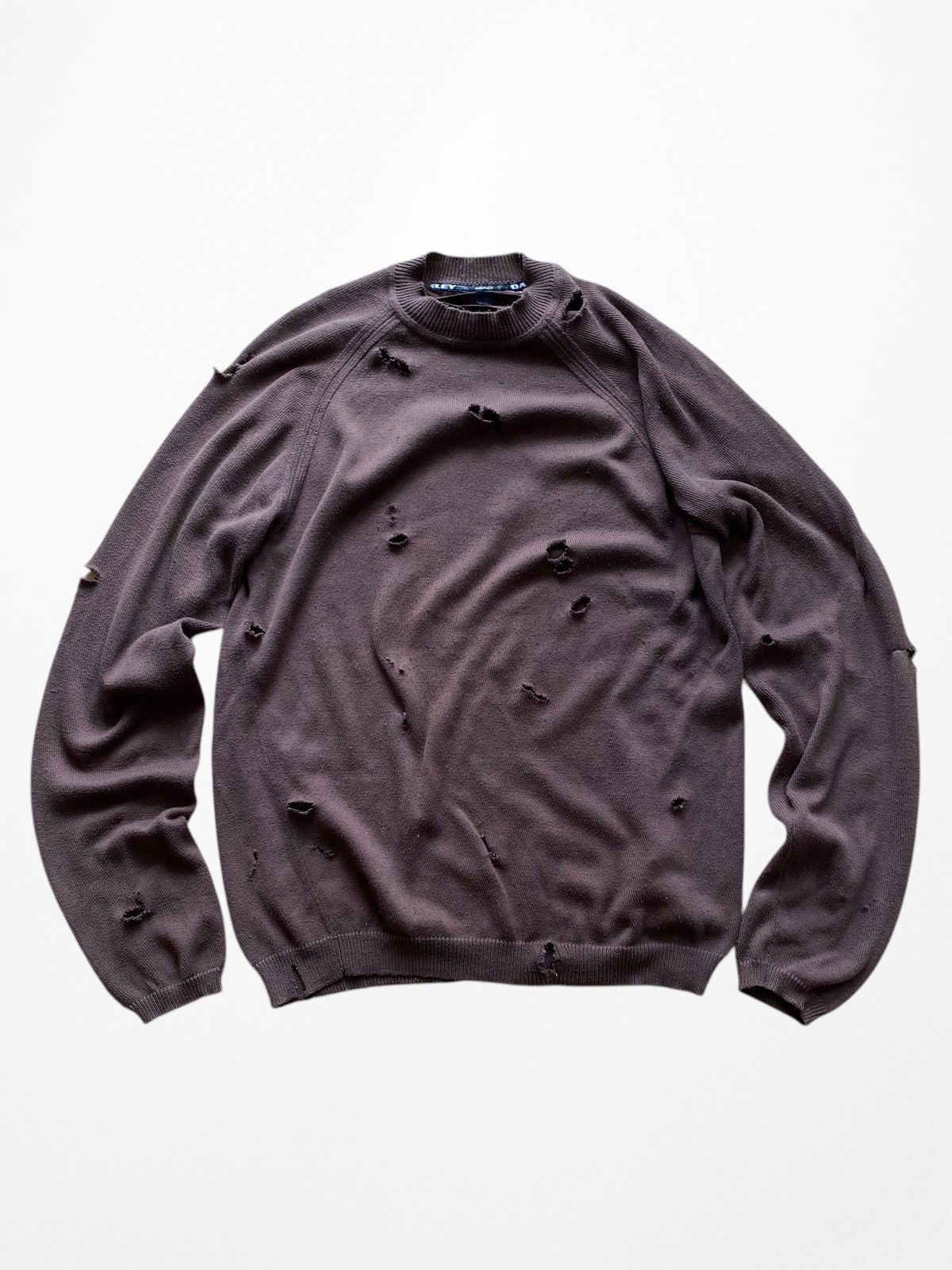 Oakley Oakley Vintage Custom made distressed damaged sweater y2k Size US L / EU 52-54 / 3 - 3 Thumbnail