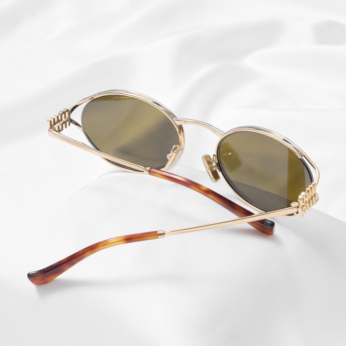 Miu Miu MIU MIU 0MU 52YS 7OE01T SUNGLASSES Size ONE SIZE - 7 Thumbnail