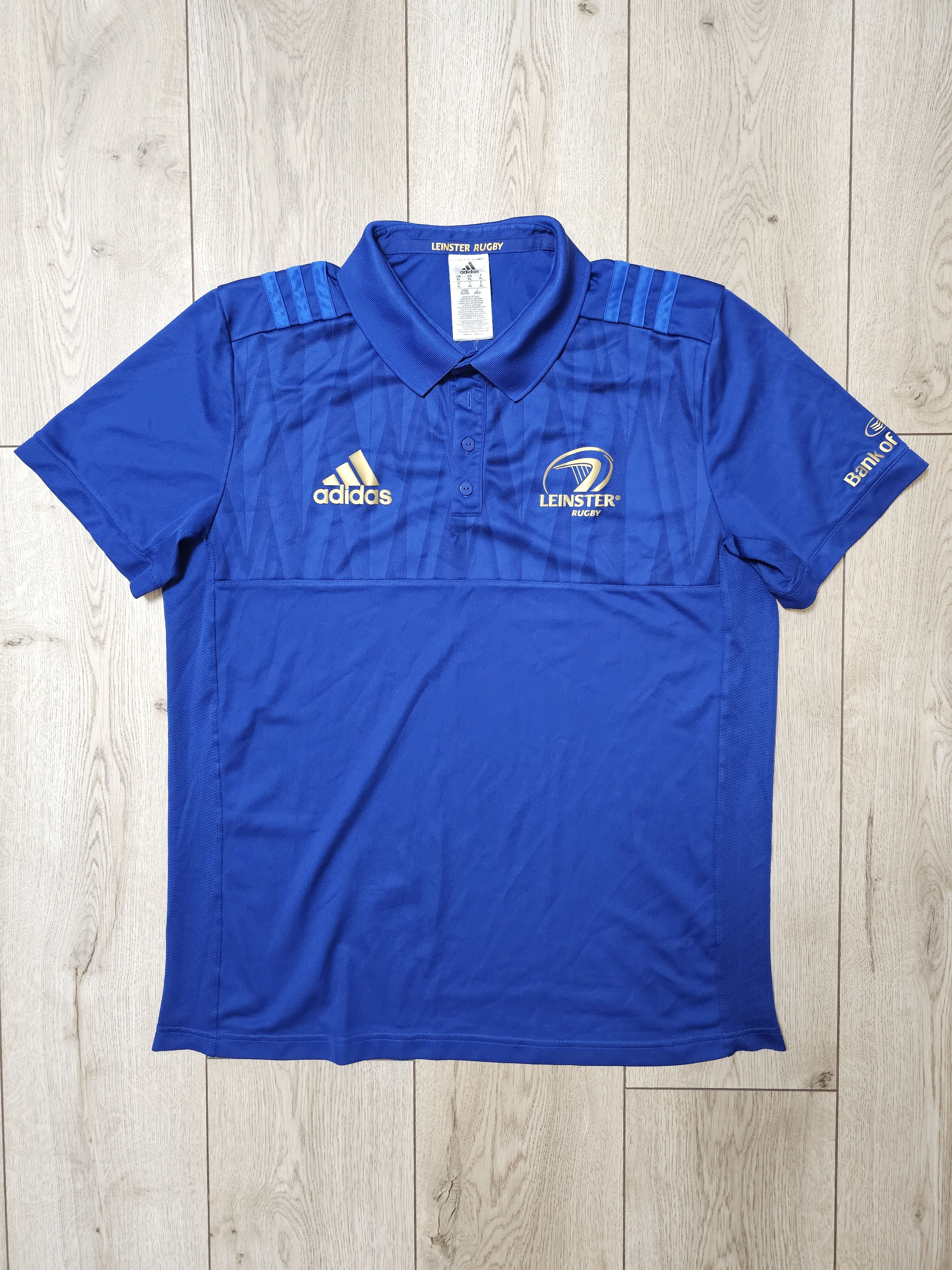 Adidas LEINSTER RUGBY UNION 2018 POLO SHIRT RUGBY JERSEY POLO Size US XL / EU 56 / 4 - 1 Thumbnail