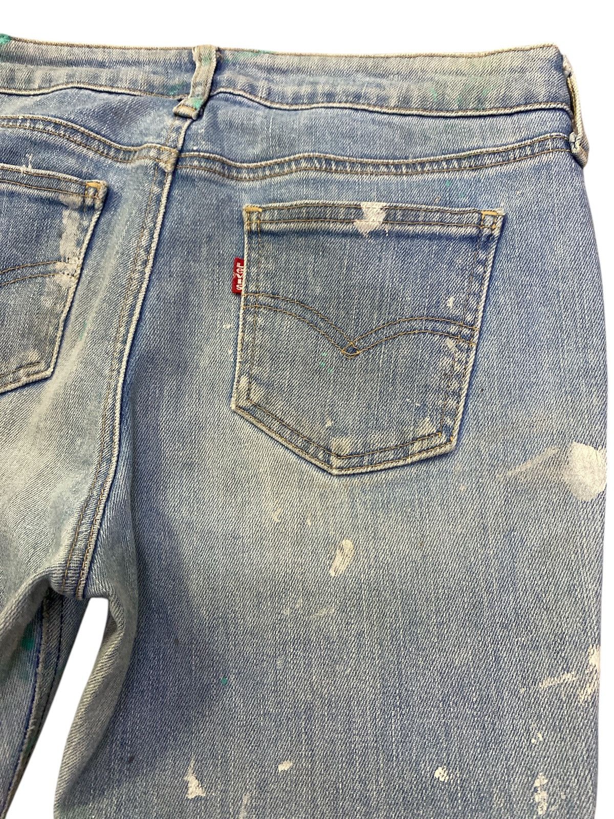 If Six Was Nine × Levi's × Levi's Vintage Clothing Vintage Levi’s Paint Splatter Flared Denim Size US 31 - 15 Thumbnail