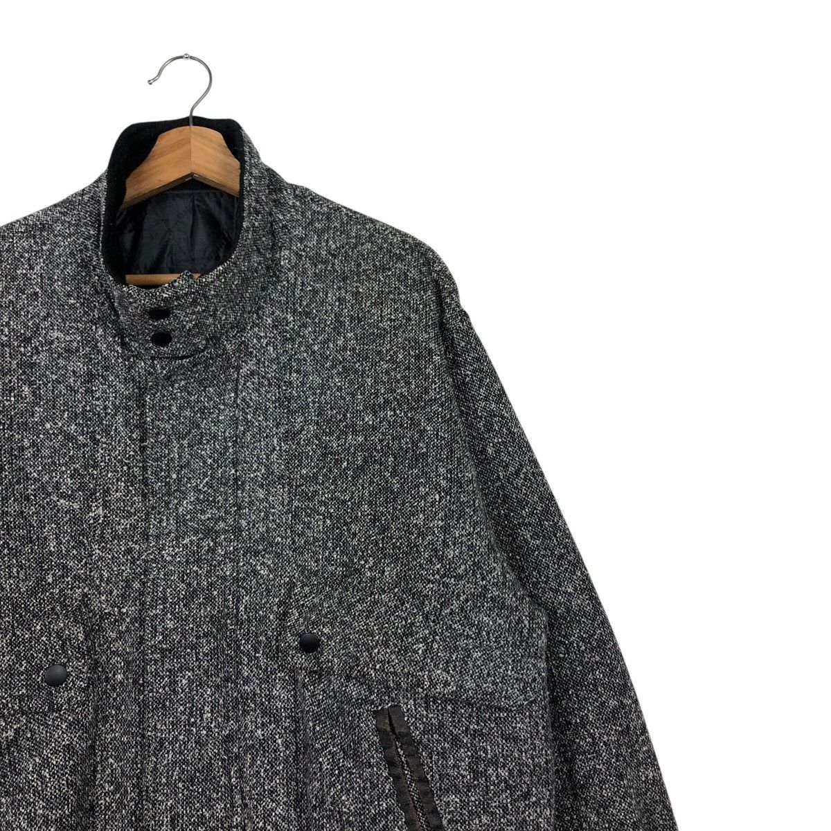 Japanese Brand Vintage Chunky Tweed Flight Jacket Rugged Workwear Aesthetic Size US M / EU 48-50 / 2 - 7 Thumbnail