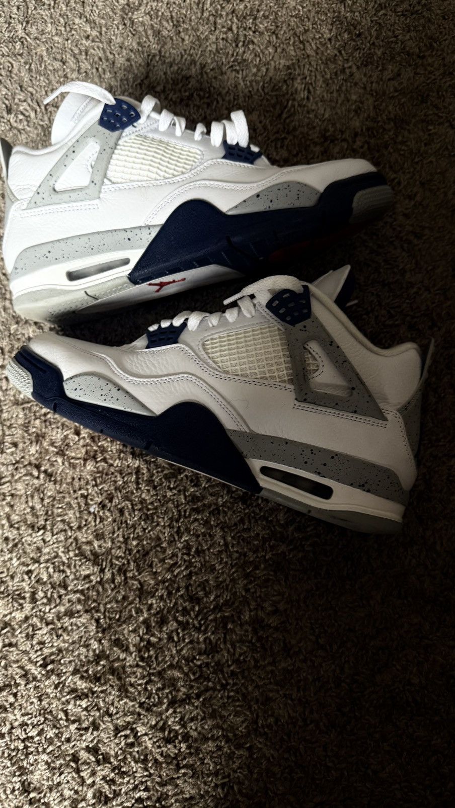 Jordan Brand Air Jordan 4 Retro Midnight navy Size US 9 / EU 42 - 2 Thumbnail