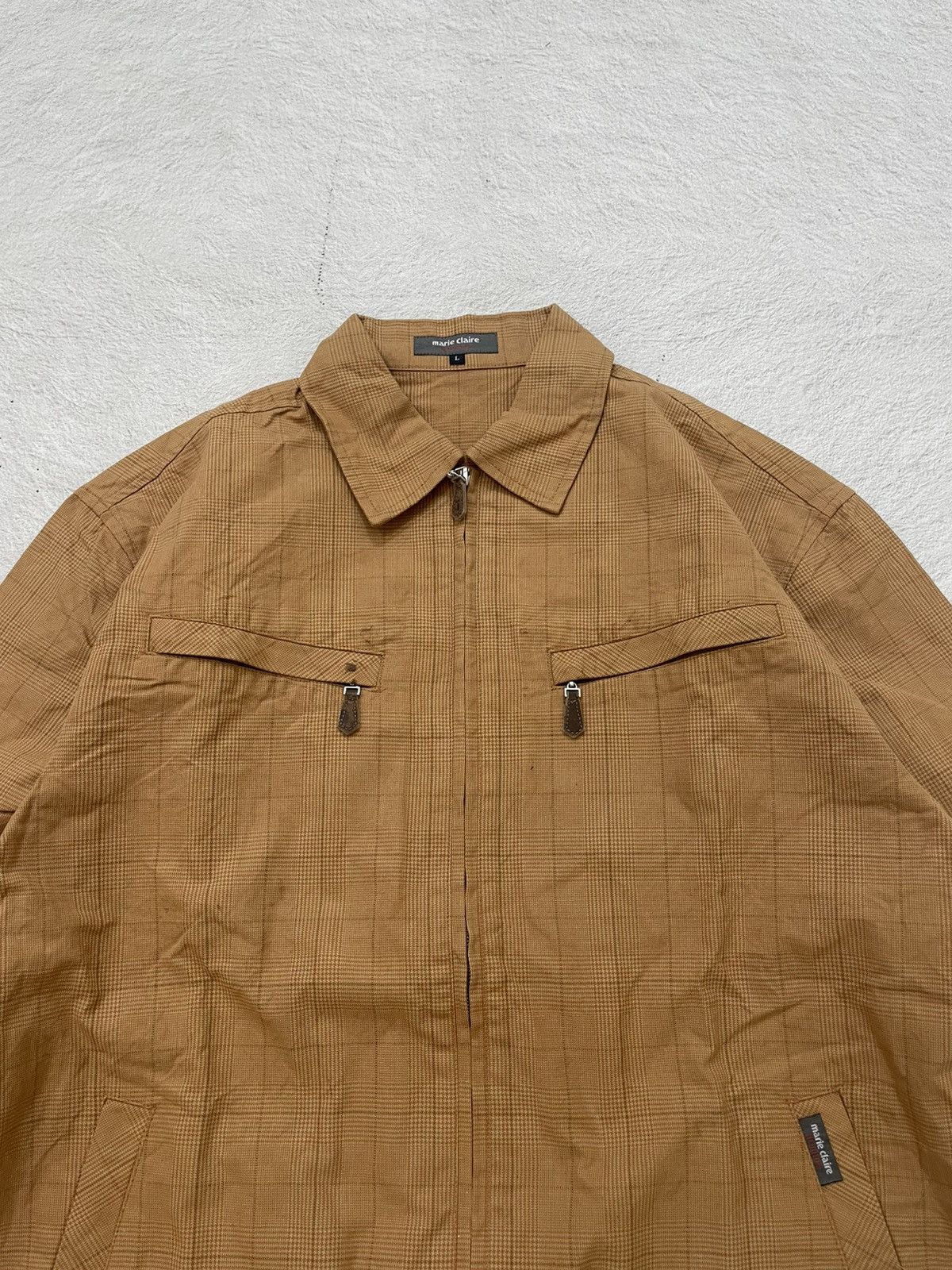 Japanese Brand 2000s Japan Marie Claire Plaid Jacket Y2K If6was9 LGB HYSTER Size US L / EU 52-54 / 3 - 2 Thumbnail