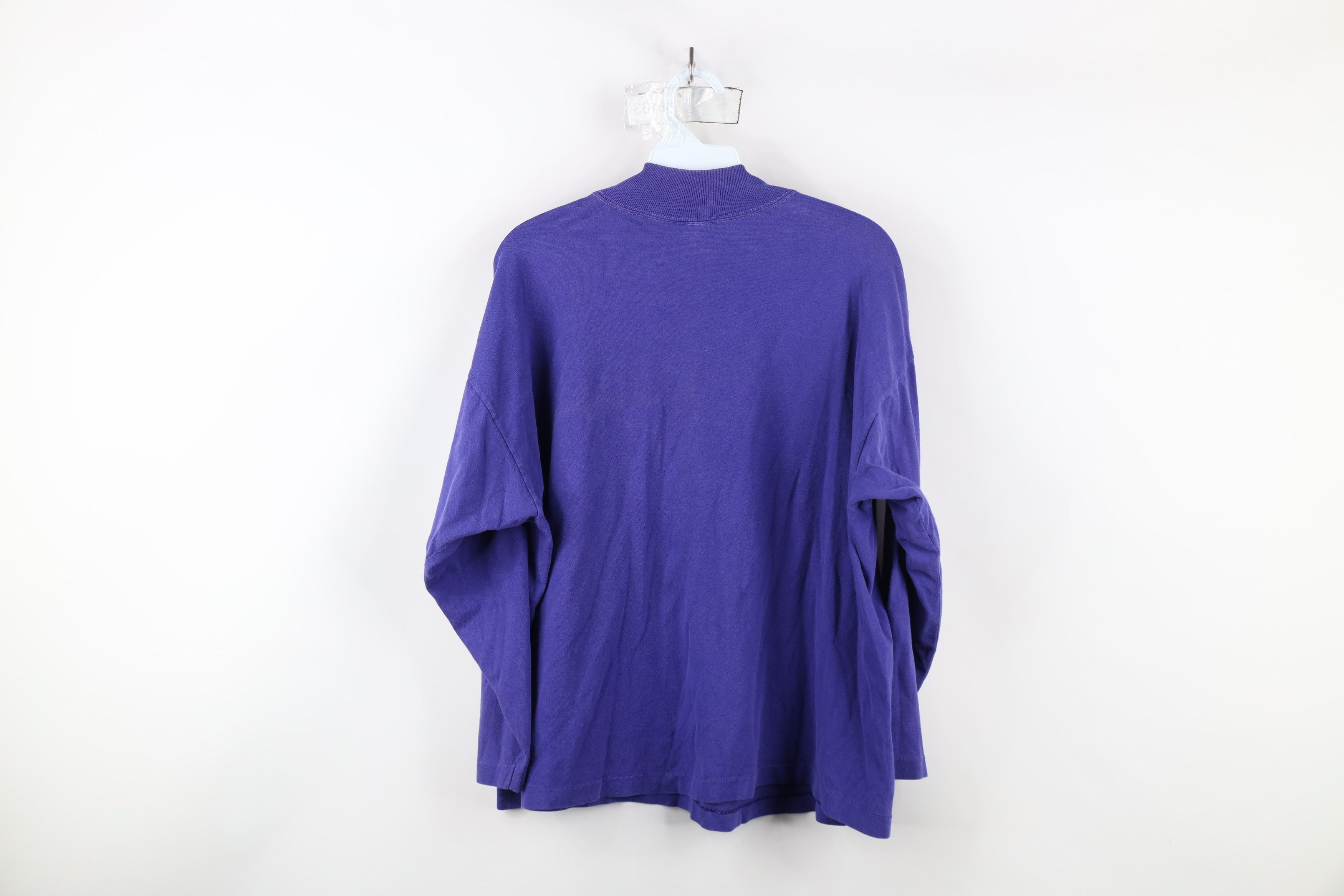 Guess × Vintage Vintage 80s Guess Mock Neck Boxy Fit Cropped T-Shirt USA Size ONE SIZE - 12 Thumbnail