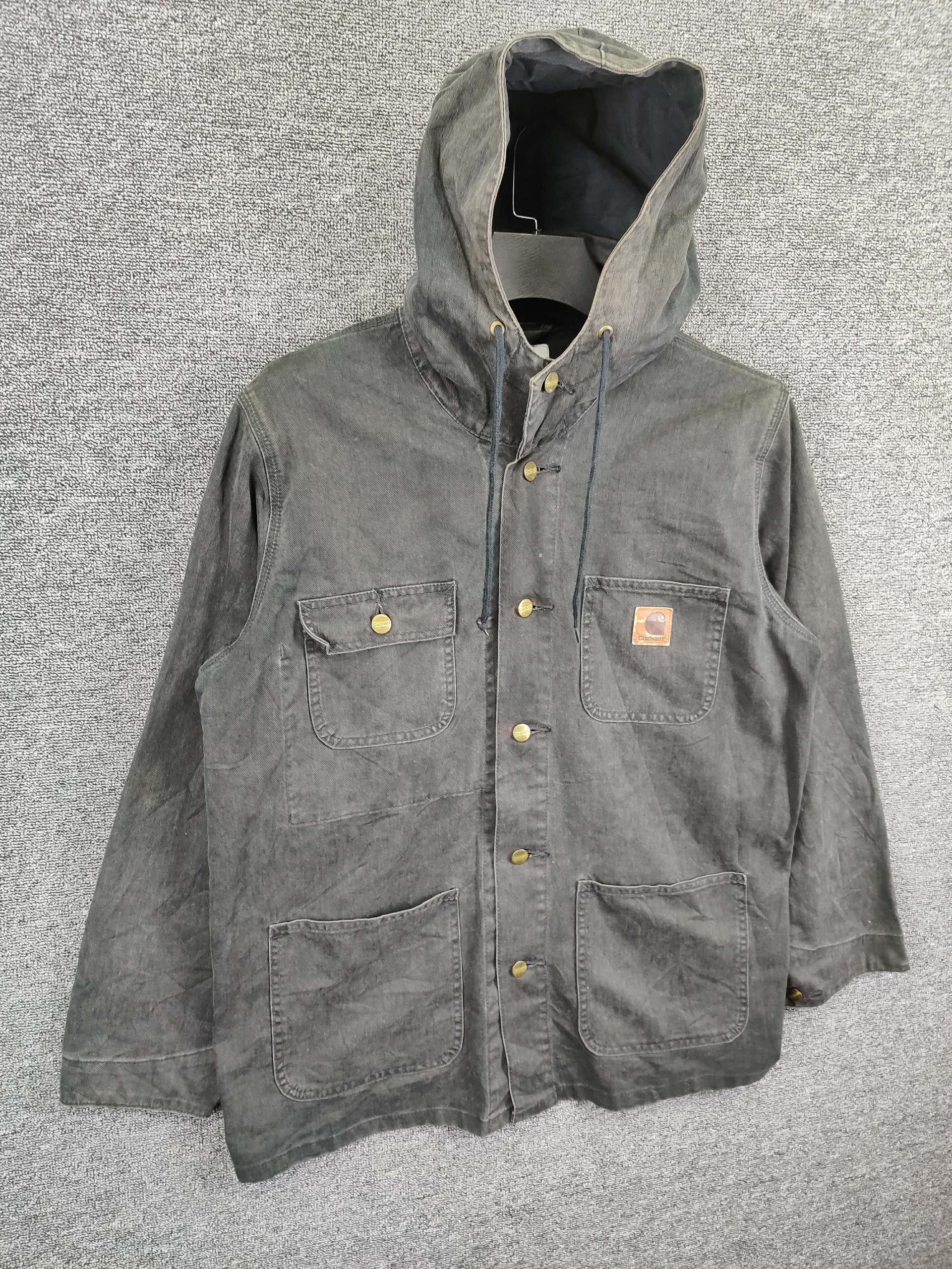 Carhartt Vintage Carhartt Chore Hooded Jacket Size US L / EU 52-54 / 3 - 4 Thumbnail