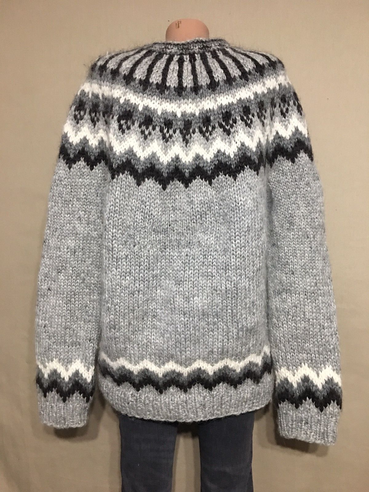 Dale Of Norway × Handmade The Handkniting Association of Iceland Sweater Cardigan Size L / US 10 / IT 46 - 4 Thumbnail