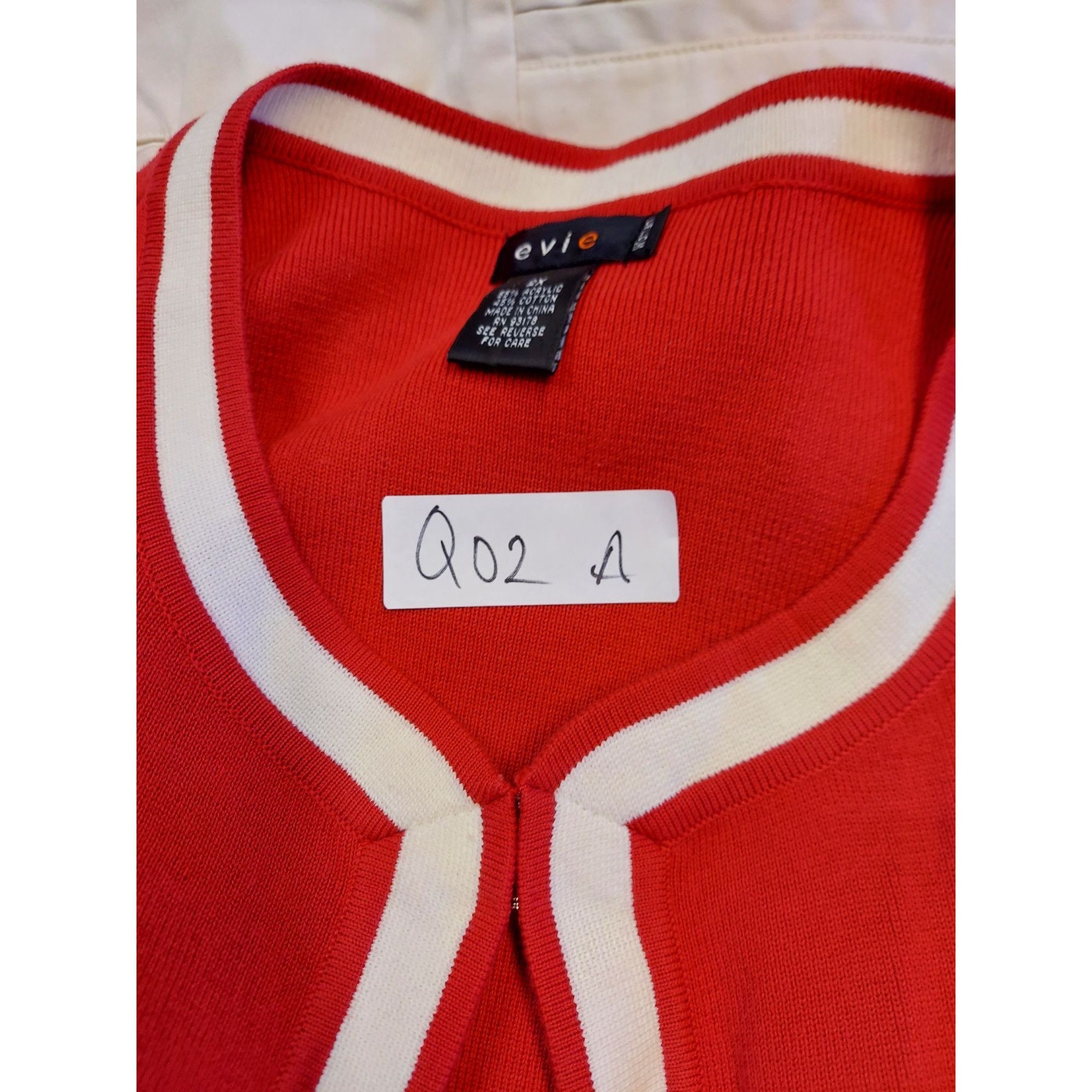 Other Women's Evie Red Cardigan 2X Open Front & George Pants 20W S Size XXL / US 16-18 / IT 52-54 - 7 Thumbnail