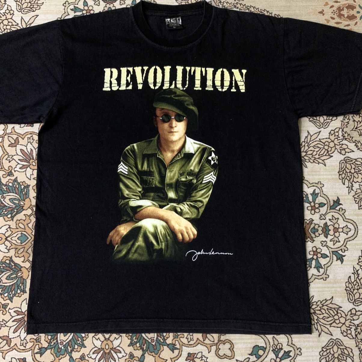 Band Tees VINTAGE JOHN LENNON REVOLUTION Size US L / EU 52-54 / 3 - 2 Thumbnail