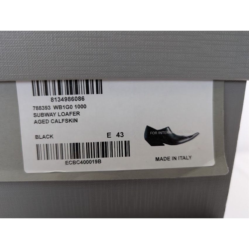 Balenciaga o1rshd1 Subway Loafer Boots in Black Size US 10 / EU 43 - 21 Thumbnail