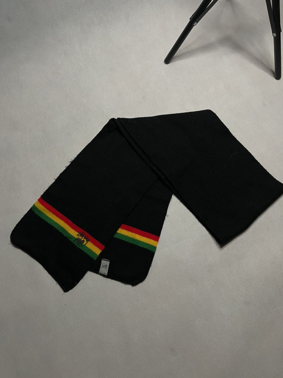 Stussy ‼️Vintage 90s Stussy Rasta Zip Hoodie + Stussy Rasta Scarf ‼️ Size US L / EU 52-54 / 3 - 21 Thumbnail