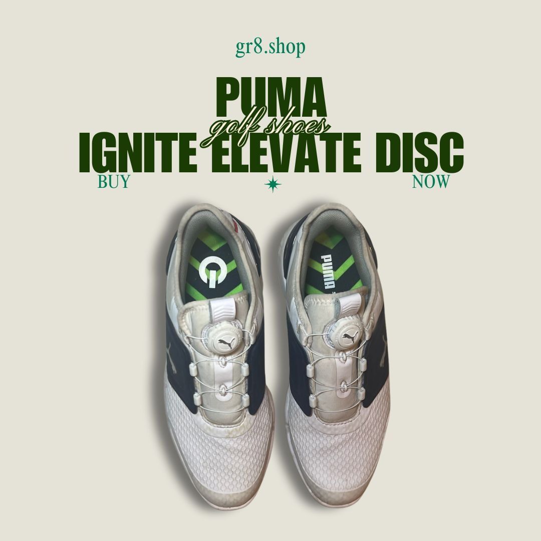 Puma Puma Ignite Elevate Disc Golf Shoes Size 7.5 Mens White & Na Size US 7.5 / EU 40-41 - 1 Thumbnail
