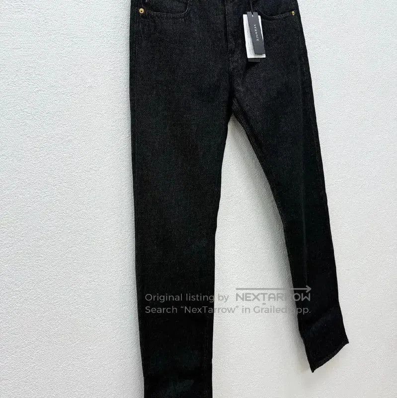 Versace Versace Black Denim Casual Pants for Men . Size US 44 / EU 60 - 2 Thumbnail