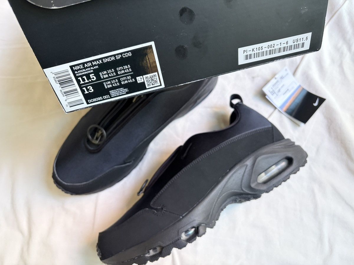 Comme des Garcons Homme Plus Comme Des Garçons Homme Plus x Nike Air Sunder Max SP Black Size US 11.5 / EU 44-45 - 7 Thumbnail