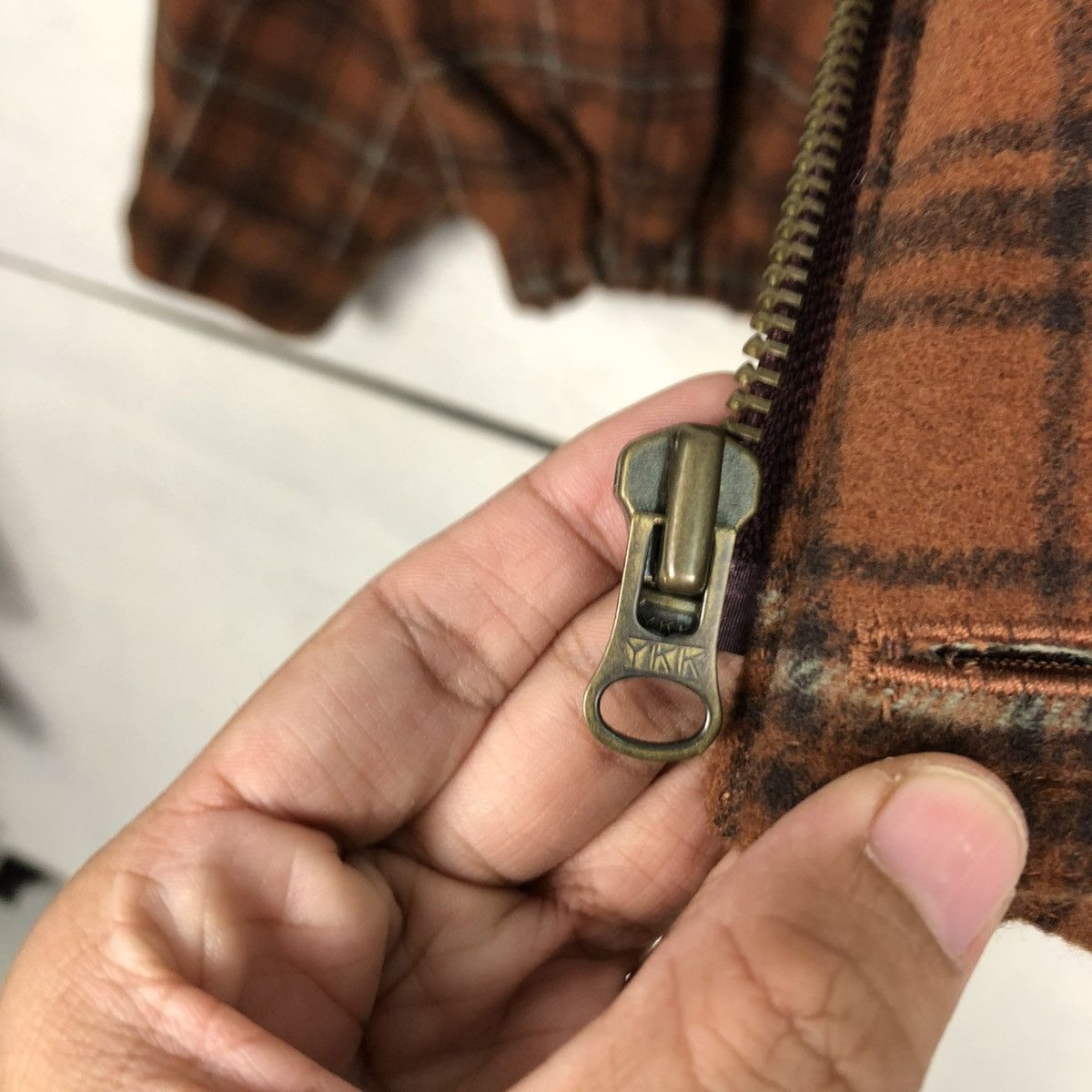 Japanese Brand 🔥VINTAGE BOMBER JACKET TARTAN DESIGN UPPISH ISSEY MIYAKE Size US L / EU 52-54 / 3 - 18 Thumbnail