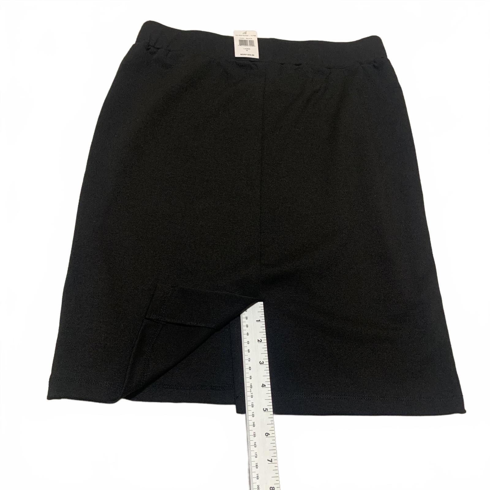 Other eci New York Women's Black Classic Skirt Size M NWT Size 32" / US 10 / IT 46 - 9 Thumbnail