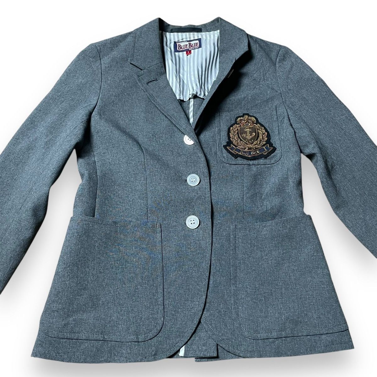 Blue Blue Japan H. RANCH MARKET x BLUE BLUE JAPAN BLAZER JACKET Size XS / US 0-2 / IT 36-38 - 3 Thumbnail