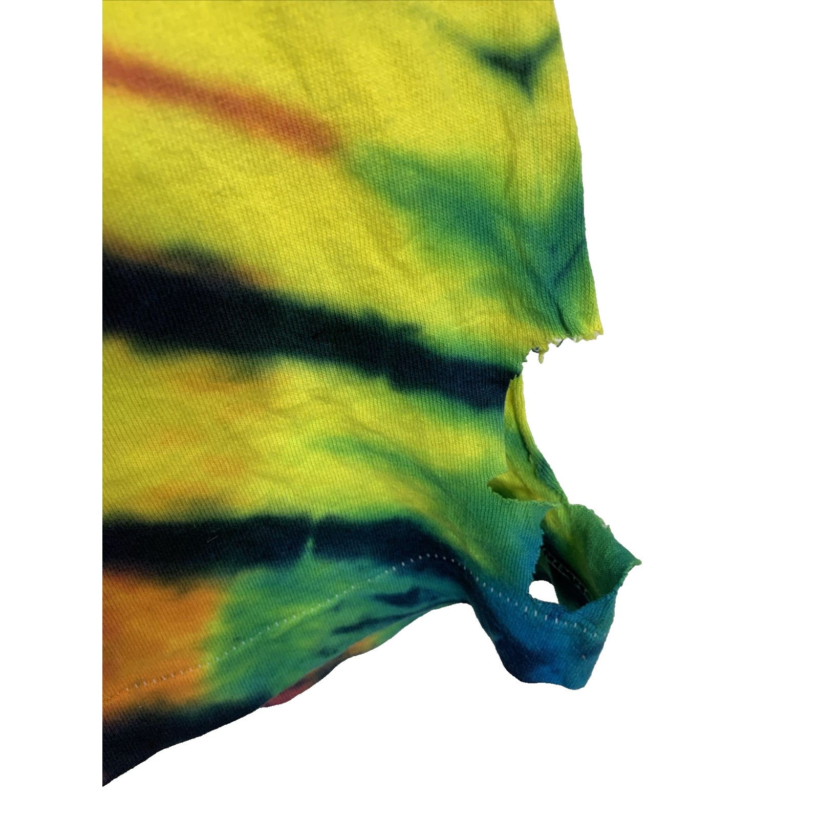Fruit Of The Loom Vintage Joe's Crab Shack Tie Dye T-Shirt Single Stitch Size US L / EU 52-54 / 3 - 14 Thumbnail